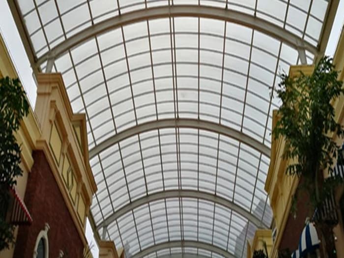 高邮屋面网架顶棚吊装方案